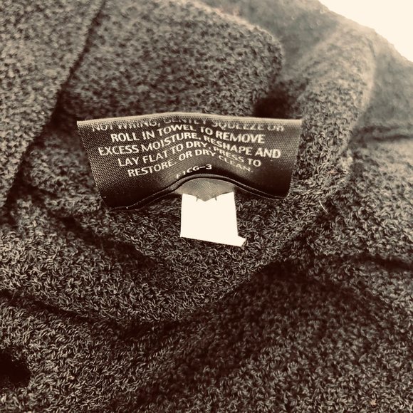 Eileen Fisher Wool Stretchy Tunic Hi-Low Hem - Picture 7 of 12